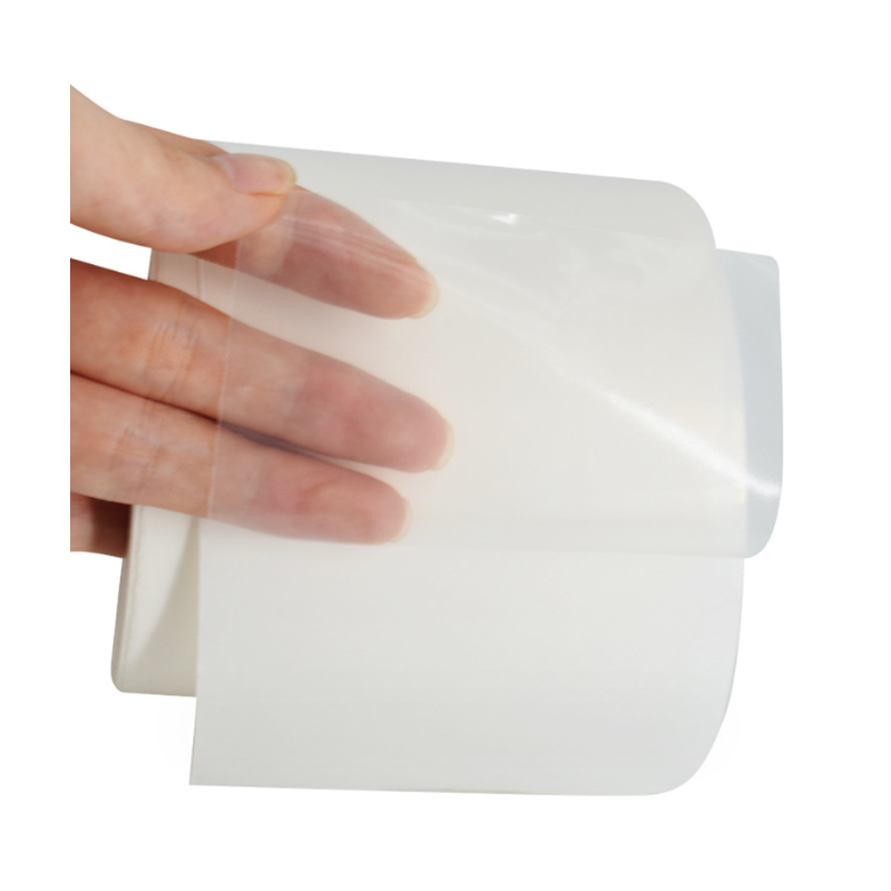 Màng PET trong suốt 36um / Keo có thể tháo rời / Lớp lót thủy tinh trắng 60g