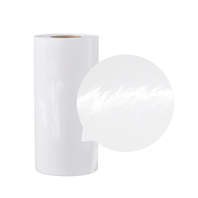 75um Matt White Vinyl Yupo PP / Chất kết dính dung môi / 60g Lớp lót thủy tinh màu trắng