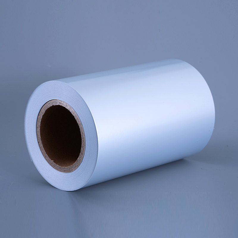 Vật liệu nhãn màng polyester bạc mờ 50mic có keo acrylic gốc nước và lớp phủ gốc nước