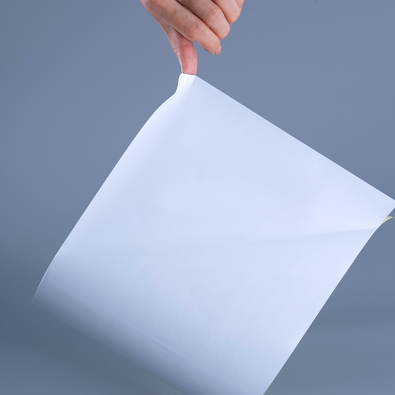 Vật liệu nhãn màng nhựa PET bóng 25mic với cuộn Jumbo dính acrylic để in phun