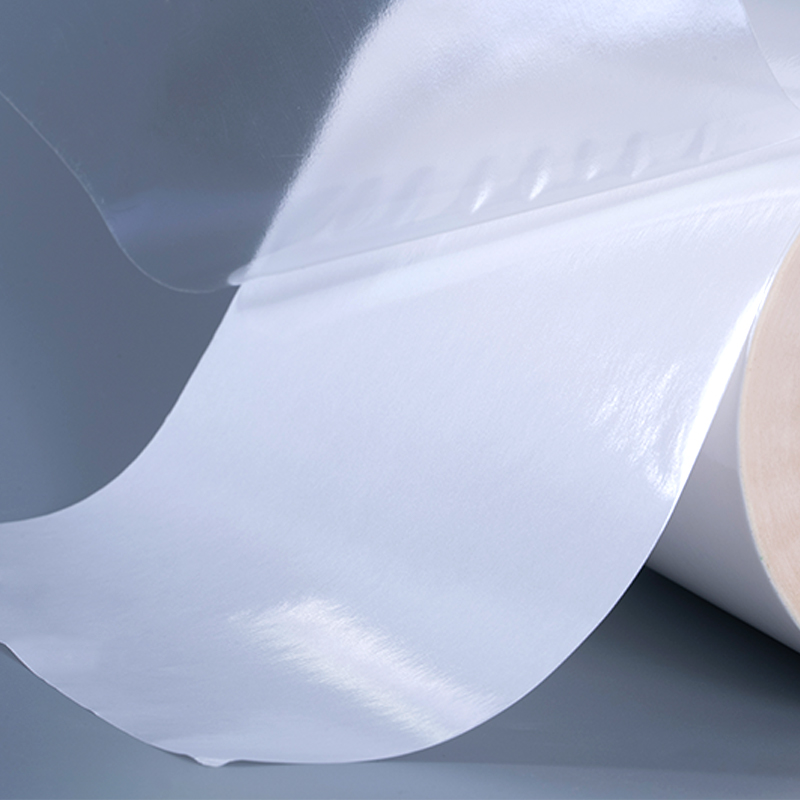 Nhãn in nhãn dán Vinyl tự dính trong suốt 50mic Nhãn cuộn Jumbo