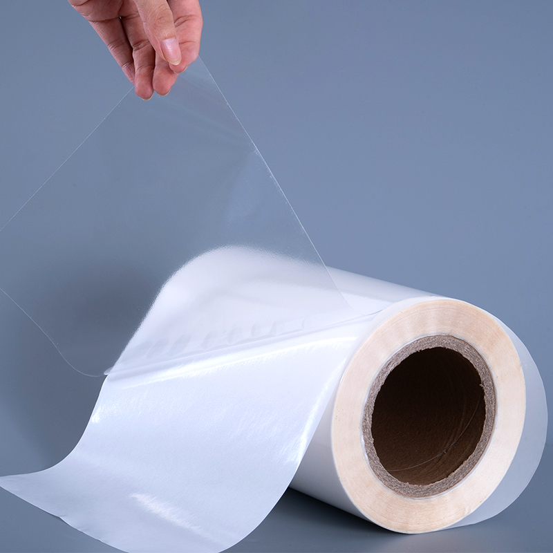 Nhãn in nhãn dán Vinyl tự dính trong suốt 50mic Nhãn cuộn Jumbo