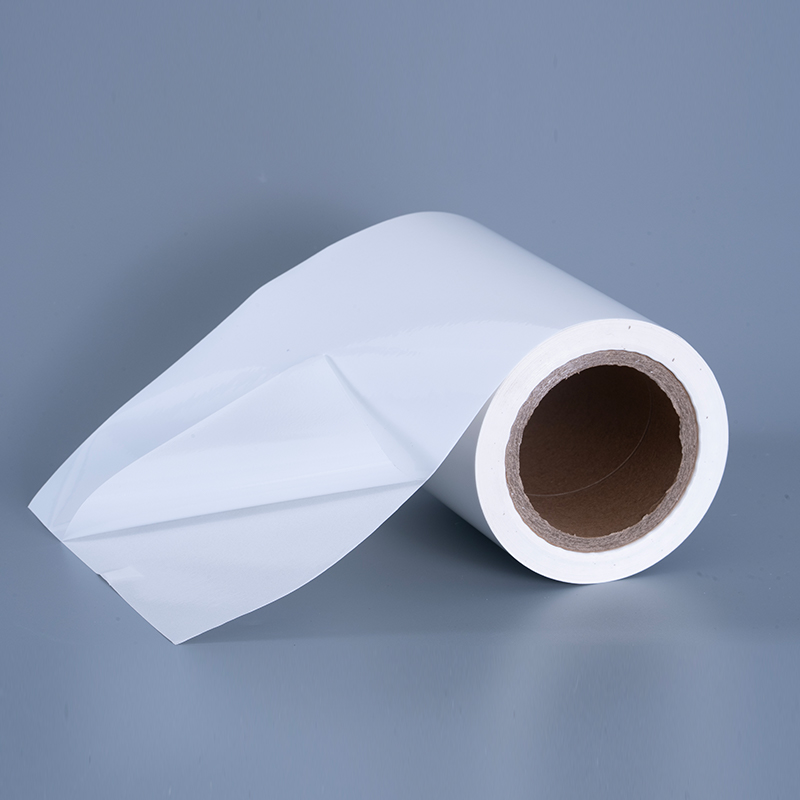 Vật liệu nhãn màng nhựa PET bóng 25mic với cuộn Jumbo dính acrylic để in phun