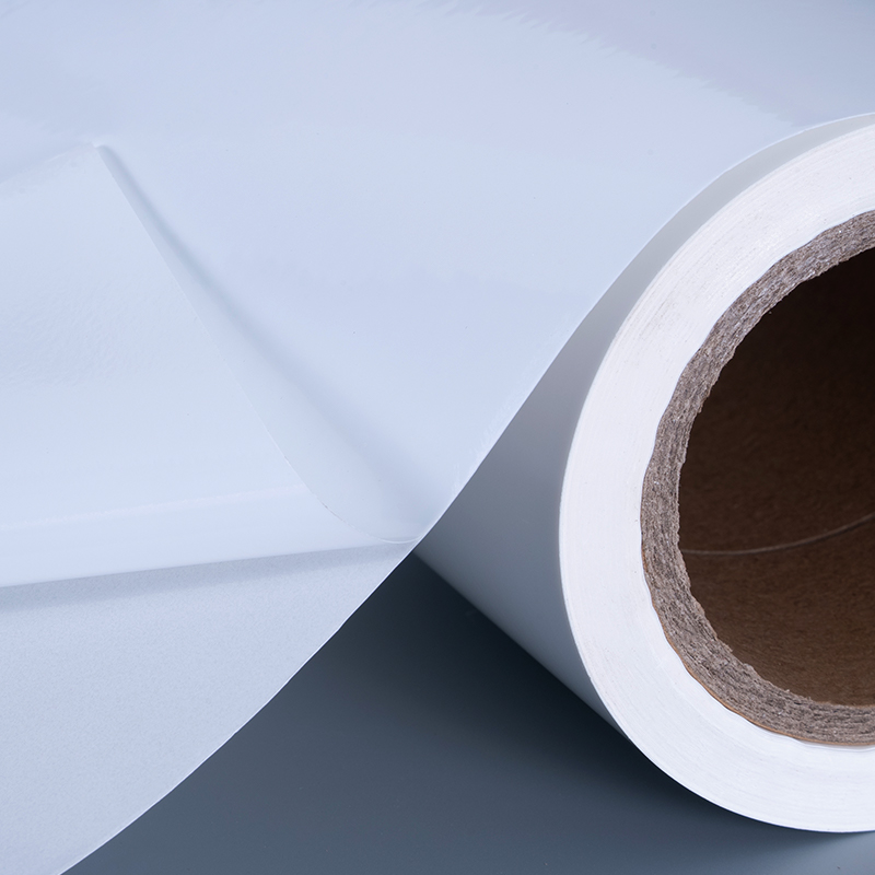 Vật liệu nhãn màng nhựa PET bóng 25mic với cuộn Jumbo dính acrylic để in phun