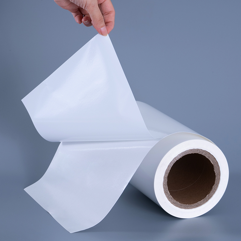 Vật liệu nhãn màng nhựa PET bóng 25mic với cuộn Jumbo dính acrylic để in phun