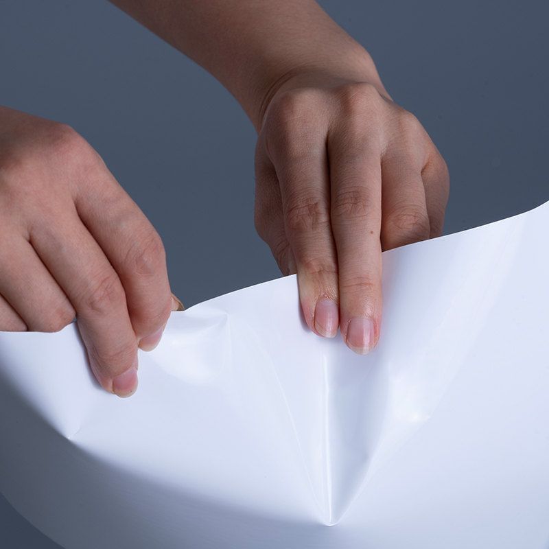 Vật liệu nhãn màng nhựa PET bóng 25mic với cuộn Jumbo dính acrylic để in phun