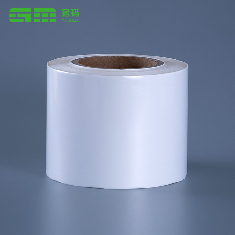 Giấy dán vinyl PP tự dính 60mic Pearl White cho máy in phun